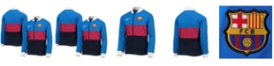 Nike Boys Blue Barcelona I96 Anthem Raglan Full-Zip Performance Track Jacket